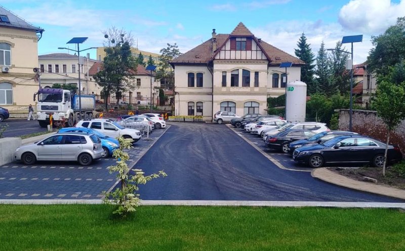 O parte din lucrările de amenajare a curții complexului de Neuropsihiatrie sunt gata. Ce urmează