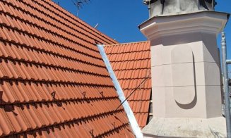 Transformare spectaculoasă a Palatului Administrativ din Cluj: Ferestrele vechi de peste 100 de ani, restaurate cu tehnici speciale