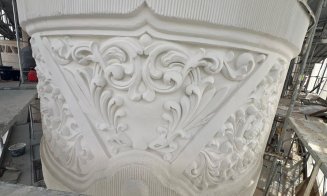 Transformare spectaculoasă a Palatului Administrativ din Cluj: Ferestrele vechi de peste 100 de ani, restaurate cu tehnici speciale