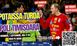 Meci spectaculos de handbal la Turda: AHC Potaissa Turda vs. Poli Timișoara. Bilete și abonamente