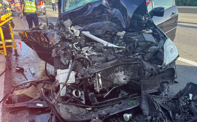 Accident grav pe Autostradă. A fost activat planul ROȘU de intervenție