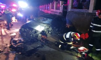 Accident pe un drum din județul Cluj. Doi minori au fost răniți / Alte două persoane au ajuns la spital
