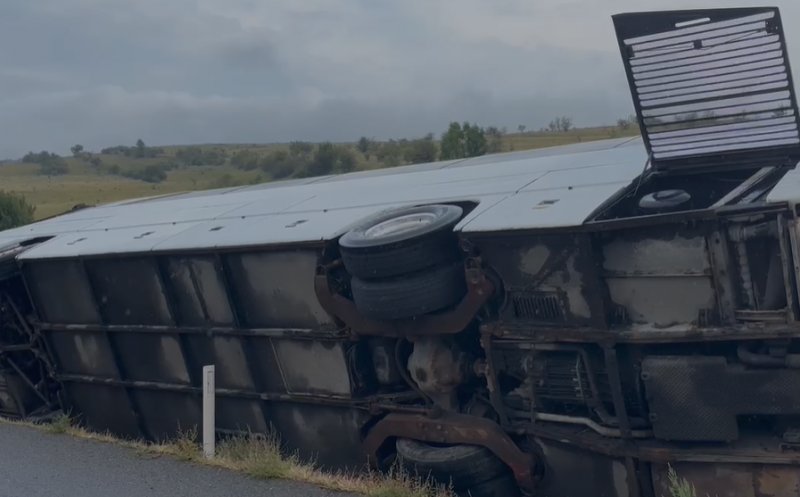 De ce s-a răsturnat autocarul din tragicul accident de la Dumbrava - Cluj. Un bărbat a murit și alte 9 persoane au fost rănite