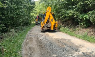 Reparații pe un important drum din zona de munte a județului Cluj