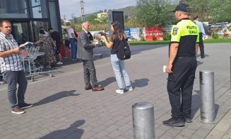 "Spune NU cerșetoriei!" Noi intervenții în Dej împotriva cerșetoriei