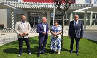 Prima școală din România construită cu bani privați, donată Primăriei Cluj-Napoca, a fost inaugurată în Iris / Va găzdui elevii de la Agârbiceanu. TRANSPORT GRATUIT