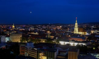 Cluj-Napoca: Imagini superbe cu eclipsa de lună!