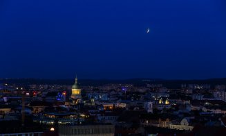 Cluj-Napoca: Imagini superbe cu eclipsa de lună!