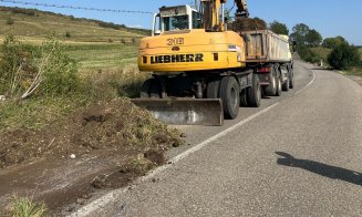 Reparații pe un nou important drum județean din Cluj