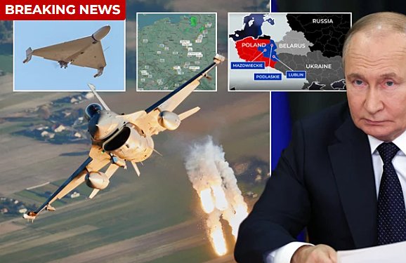 Polonia a doborât drone rusești intrate în spațiul aerian al țării, membră NATO