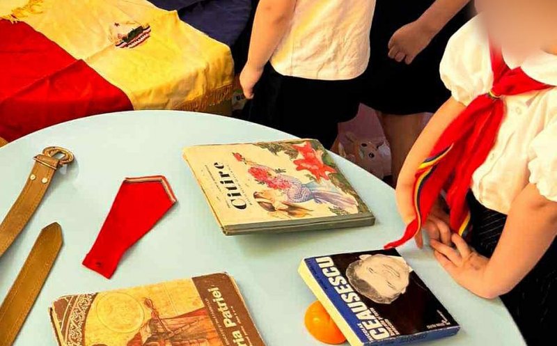 Spectacol grotesc de propagandă comunistă cu copii de grădiniță / ”Festivitate” cu șoimii patriei + pionieri în Ardeal = Dosar Penal