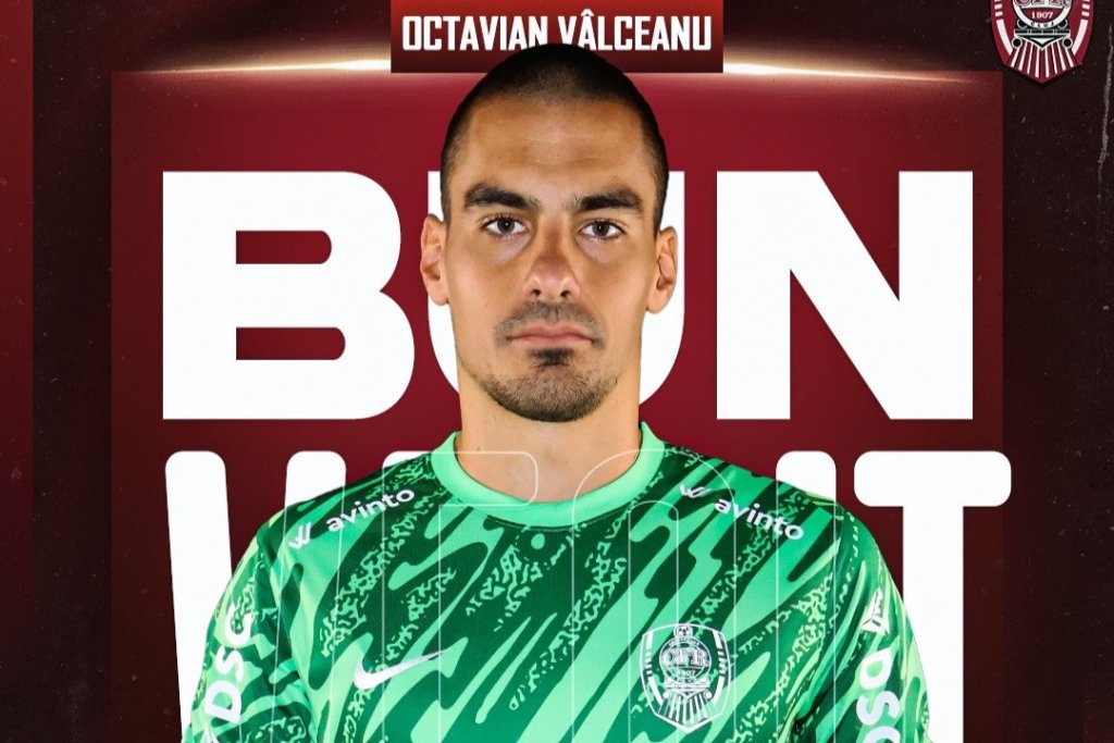 Din Liga 2-a direct în Gruia. CFR Cluj și-a prezentat noul portar