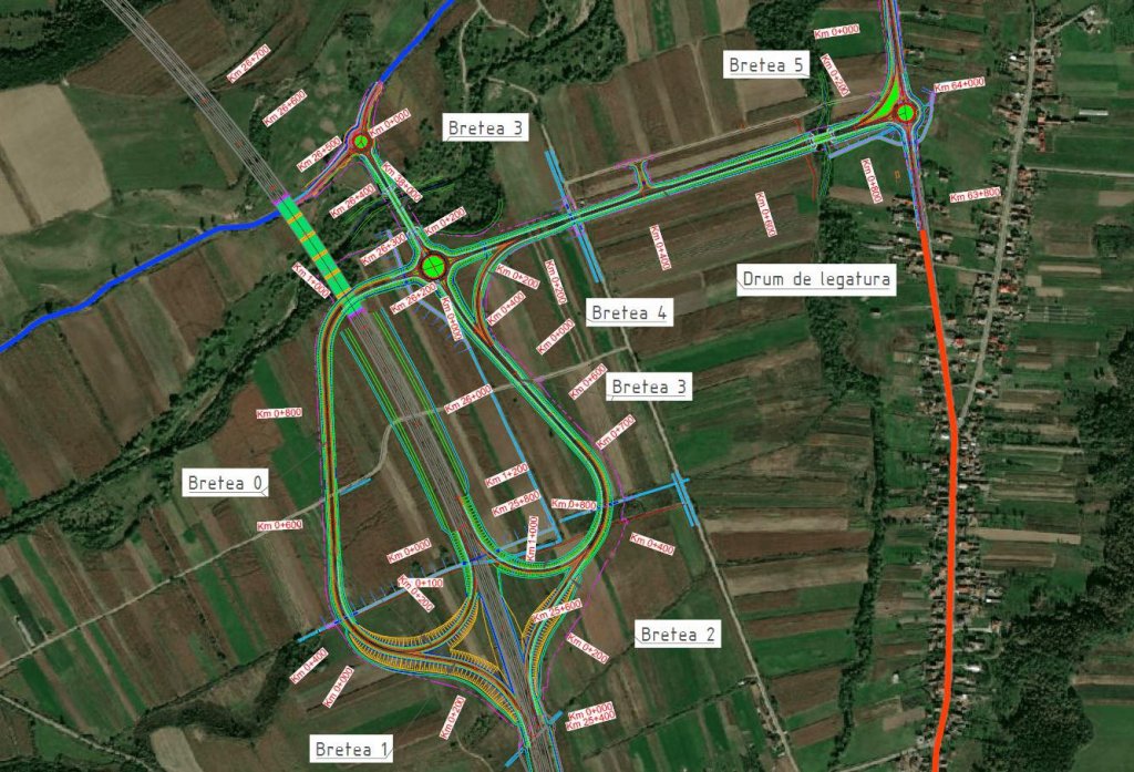 Autostrada Transilvania: A fost emisă autorizația de construire pentru nodul rutier de la Românași