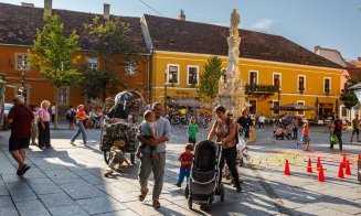 Cluj-Napoca, un loc de joacă pentru toată familia în weekend. Cum s-au distrat clujenii: Imagini din centrul orașului