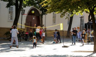 Cluj-Napoca, un loc de joacă pentru toată familia în weekend. Cum s-au distrat clujenii: Imagini din centrul orașului