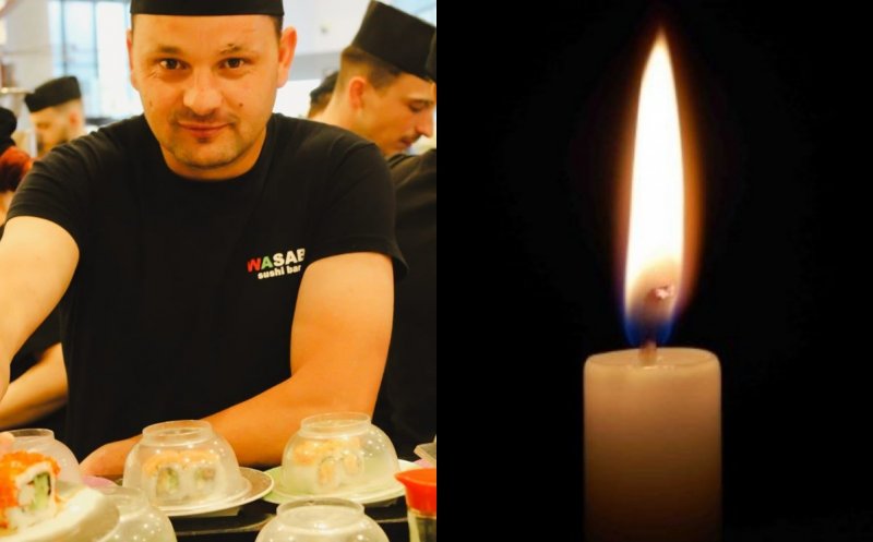 Moarte fulgerătoare pentru un cunoscut bucătar din Cluj. S-a stins din viață la doar 37 de ani