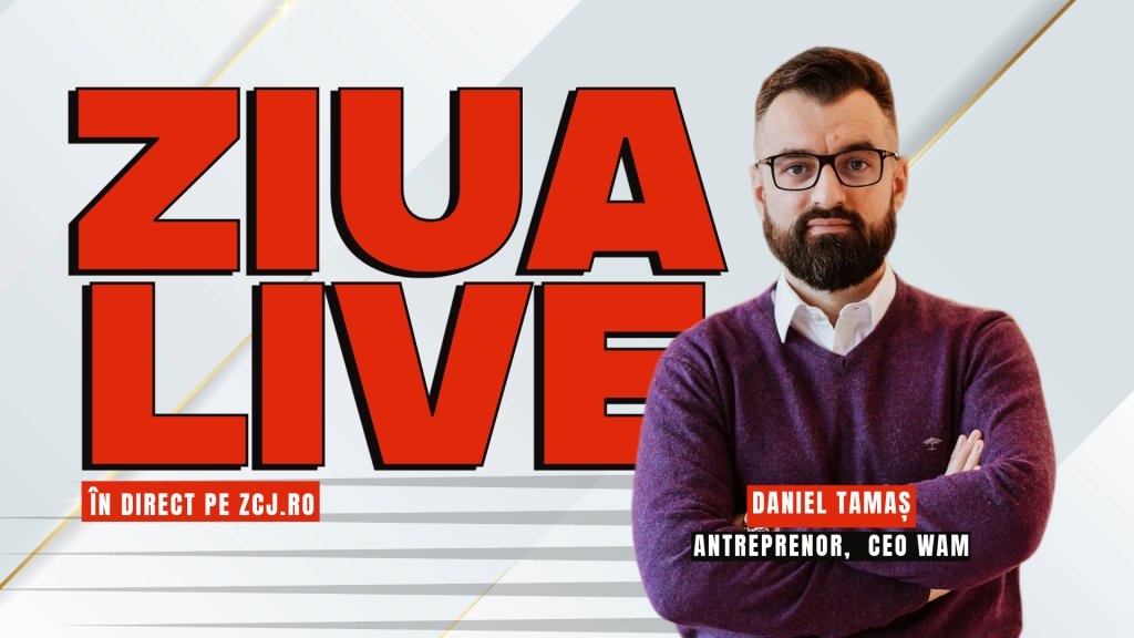 Daniel Tamaș, antreprenor și CEO WAM, este invitat la ZIUA LIVE