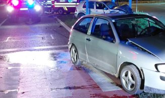ACCIDENT în județul Cluj cu 2 autoturisme și 3 victime