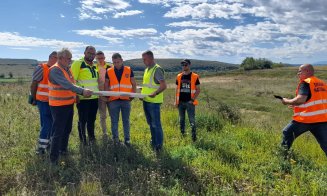 Nodul rutier de la Românași, în lucru pe Autostrada Transilvania