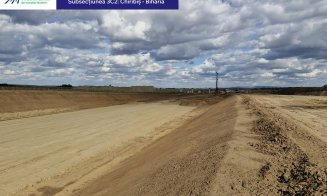 Autostrada Transilvania. Stadiul lucrărilor pe lotul Chiribiș – Biharia: mobilizare cu 200 de angajați și peste 200 de utilaje