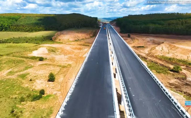 Imagini WOW de pe Autostrada Transilvania! Se anunță o toamnă nebun de frumoasă și rodnică (sperăm!) pe loturile UMB