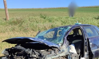 ACCIDENT pe un drum din Cluj cu victimă încarcerată