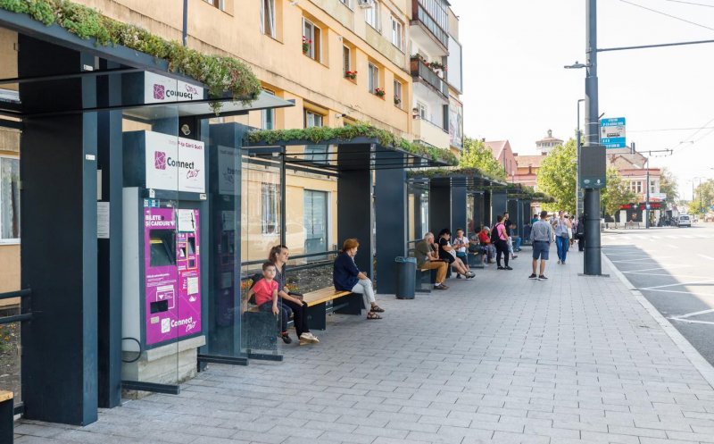 Stații moderne de transport în comun la Cluj-Napoca