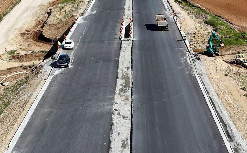 IMAGINI noi de pe Autostrada Transilvania! Cum arată lotul Suplacu de Barcău - Chiribiş. Urmează lucrări importante pe tronson