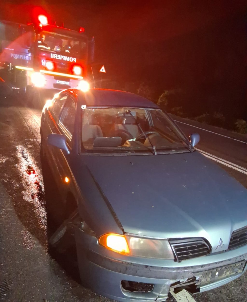 ACCIDENT în județul Cluj. O victimă a fost transportată la spital