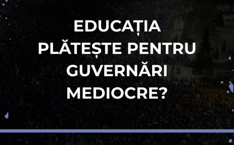 Studenţii protestează luni faţă de măsurile de austeritate luate în Educaţie