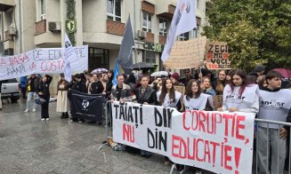 An universitar început cu protest la Cluj. Ce îi nemulțumește pe studenți
