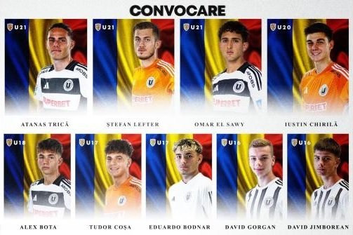 Nouă jucători ai Universității Cluj, convocați la naționalele de juniori și tineret ale României