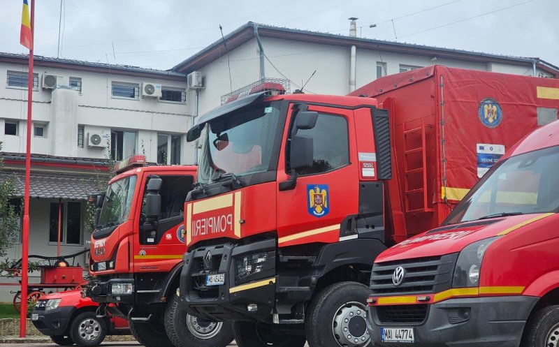 Echipaje din Cluj, trimise în sprijinul județelor afectate de fenomene meteo severe. DSU a suplimentat efectivele în sud-estul țării