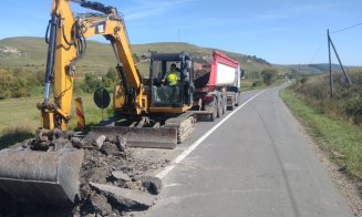 Lucrări pe un nou drum județean din Cluj. Se intervine pe 22 de km