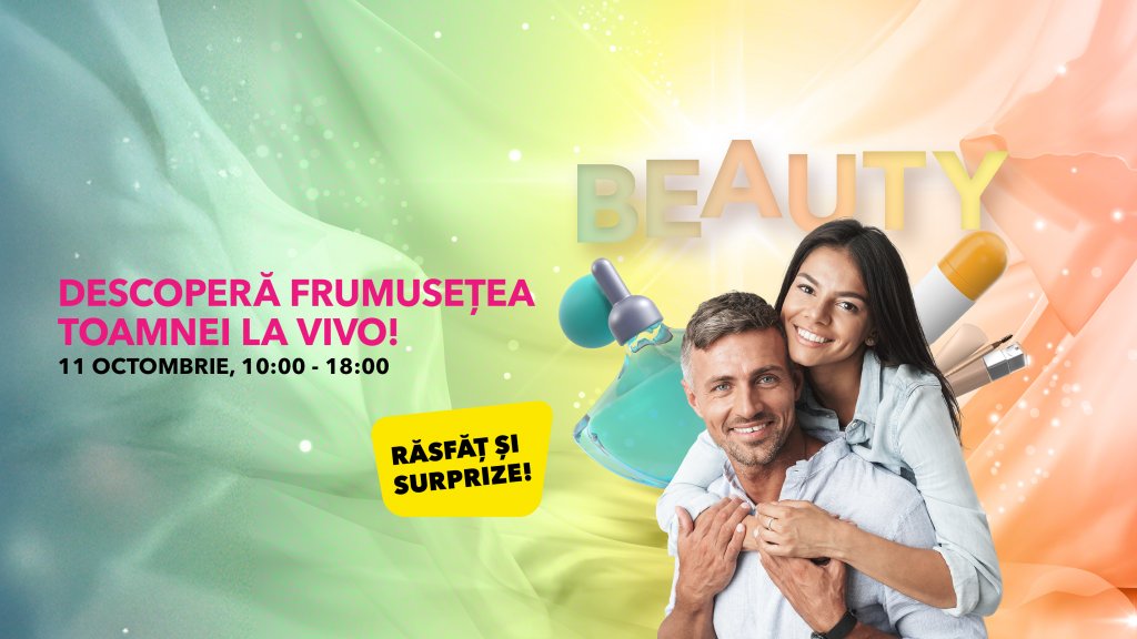 Descoperă frumusețea toamnei la VIVO! Cluj-Napoca - un eveniment dedicat pasionaților de beauty, pe 11 octombrie