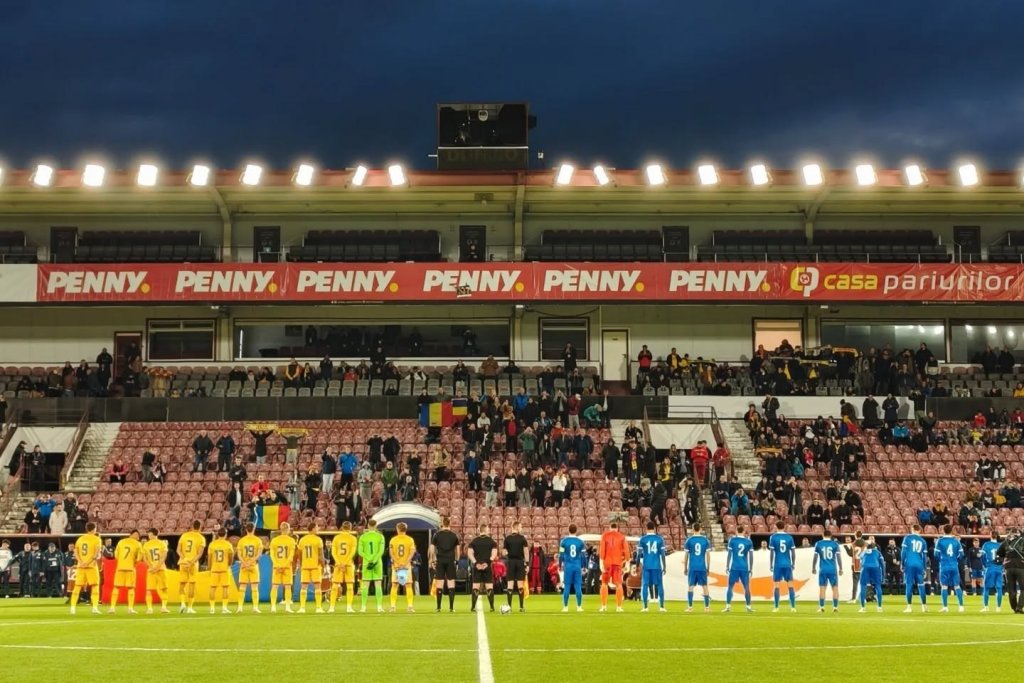 Naționala de tineret s-a simțit excelent la Cluj. Victorie fără emoții în fața Ciprului