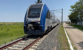 Noile trenuri poloneze care vor face ruta Cluj-Bistrița au intrat în teste