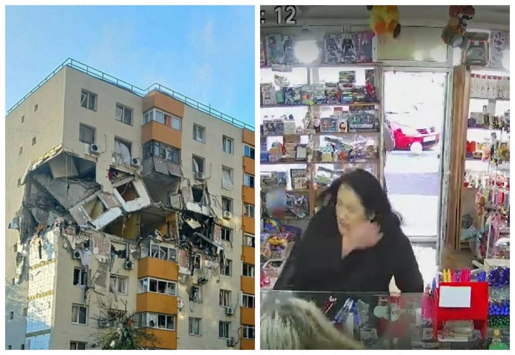Momentul exploziei devastatoare din București, surprins de o cameră de supraveghere. Bilanț: trei morți și 13 răniți