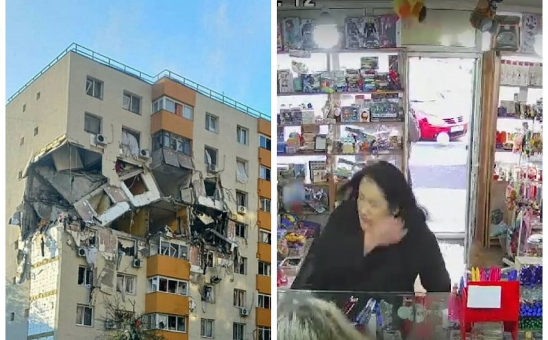 Momentul exploziei devastatoare din București, surprins de o cameră de supraveghere. Bilanț: trei morți și 13 răniți