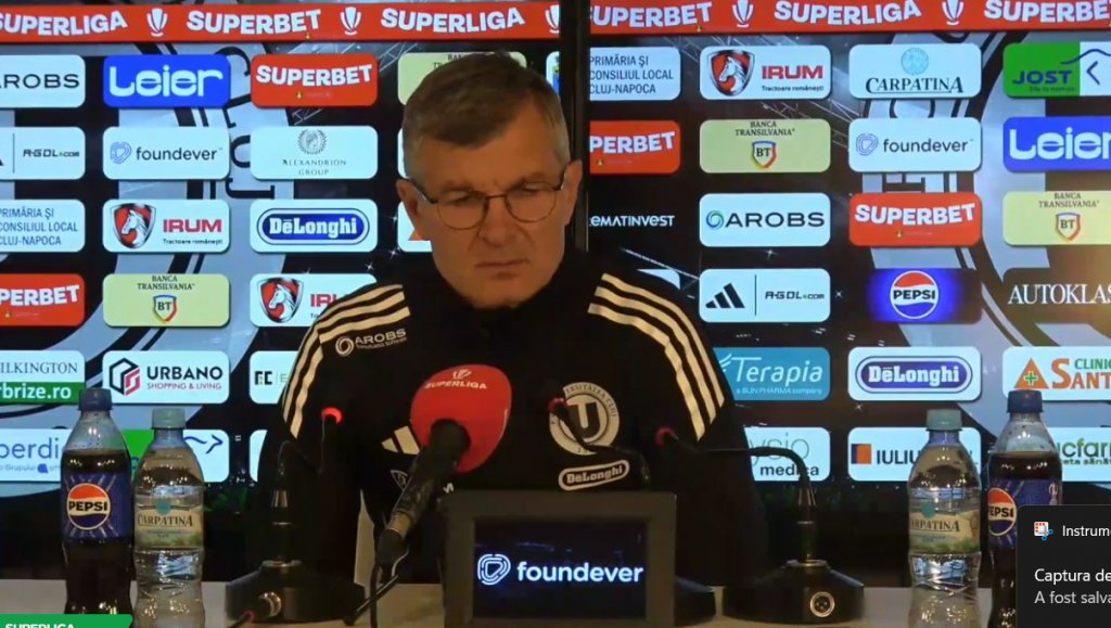 Ioan Ovidiu Sabău, după eșecul cu FC Botoșani: "Suntem fără vlagă, fără viață"