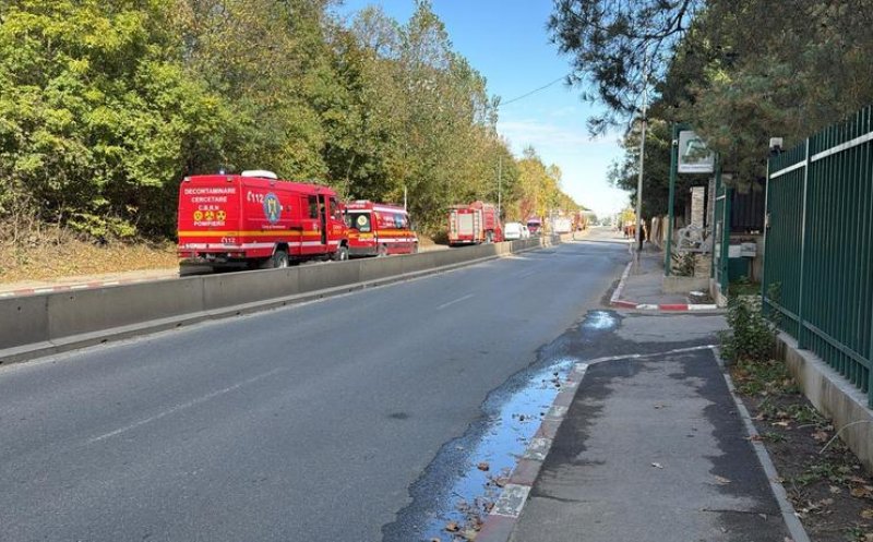 Panică lângă București: hotel evacuat după ce flăcările de la două mașini au atins o conductă de gaz