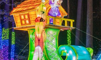 Grădina Botanică se transformă într-un tărâm de poveste: mii de instalații luminoase, felinare colorate și proiecții multimedia în fiecare seară