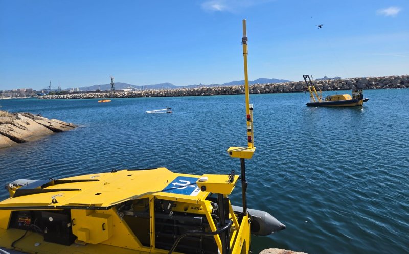 SeaClear2.0, demonstrație pe fundul mării în Franța. Robotul care colectează deșeurile marine a fost dezvoltat cu contribuția UTCN