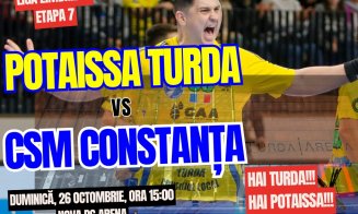 Meci spectaculos de handbal la Turda: AHC Potaissa Turda vs. CSM Constanța. Bilete și abonamente