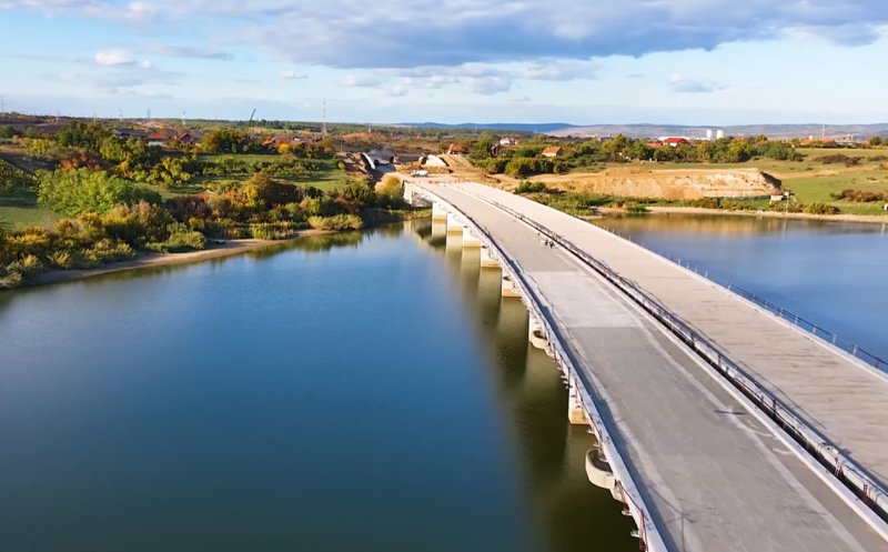 Autostrada Transilvania: Viaduct de aproape 2 km, pe deasupra unui lac de acumulare