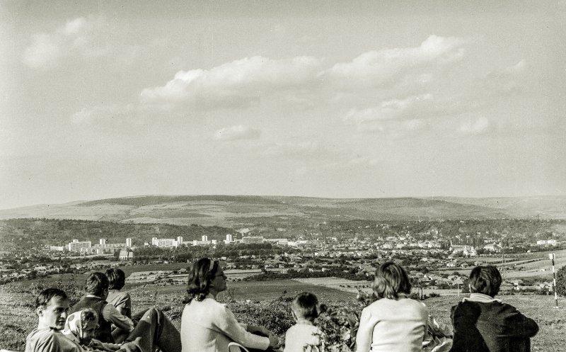 Cluj dinspre Pădurea Făget, anii '60