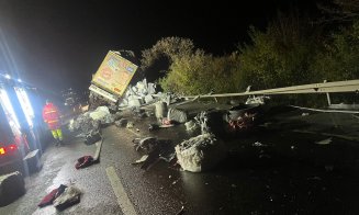 Cum s-a produs accidentul cu două TIR-uri pe DN1, între Izvorul Crișului și Șaula