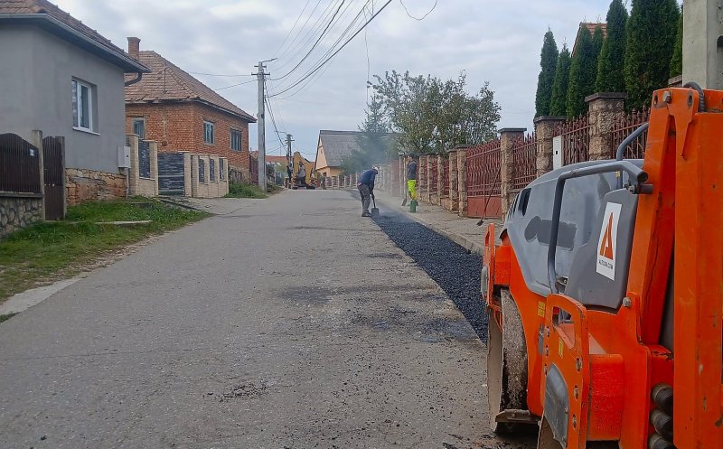 Reparații pe un nou drum județean din Cluj. Ce lucrări se fac