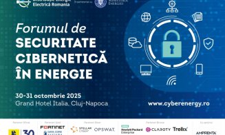 Cea de-a treia ediție a Forumului de Securitate Cibernetică în Energie începe joi la Cluj-Napoca