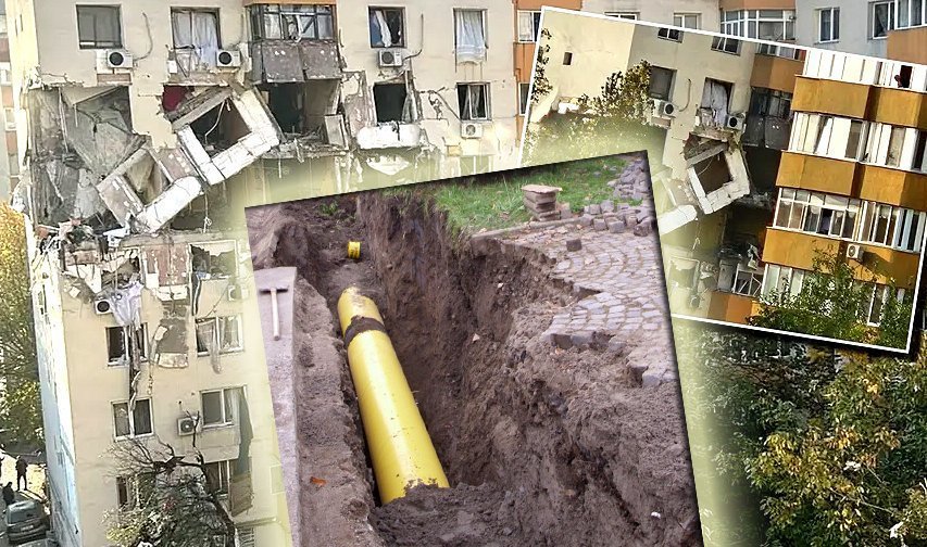 La 13 zile de la EXPLOZIA din Rahova, în sfârșit au loc percheziții și la Distrigaz / Conductă de gaz SPARTĂ în afara blocului
